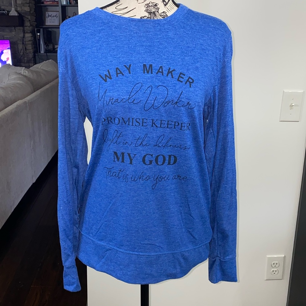 Cozy Long Sleeve Way Maker Shirt (Very Soft Material)